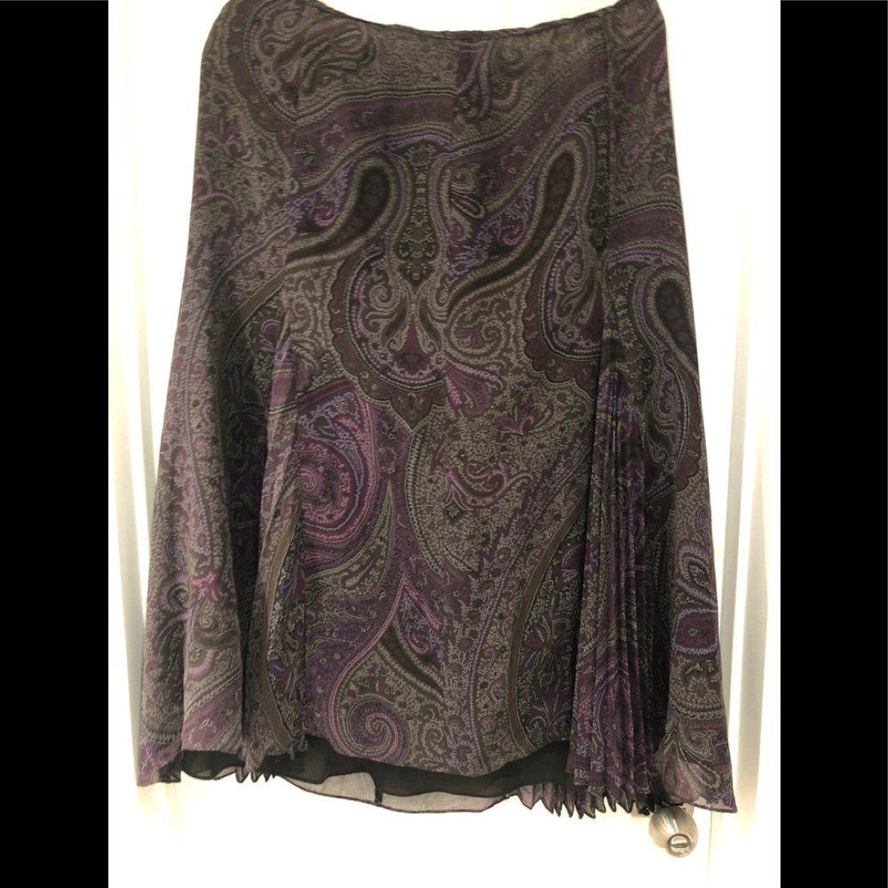 Ralph Lauren paisley skirt